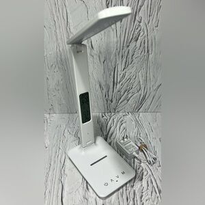 LED Desk Lamp with Wireless Charger, USB Charging Port, Adjustable Foldable ​Tab